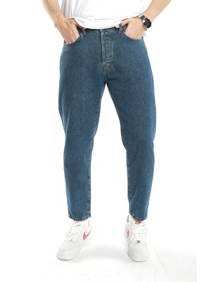 The Trend Man Koyu Boyfriend Jeans Pantolon