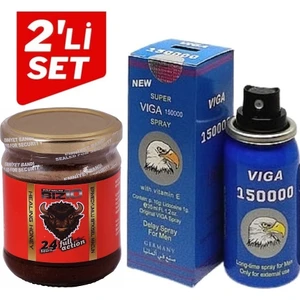 Epimedyum Ginseng'li Macun 240 gr Viga Mavi Sprey 1 Kutu