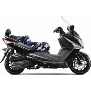 Sym Joymax 250I Sele Kılıfı Lacivert Beyaz