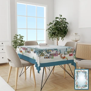 Pusula Home Yılbaşı Kenarı Şeritli Masa Örtüsü