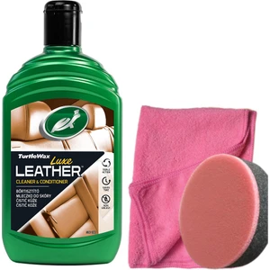 Turtle Wax Deri Temizleyici ve Besleyici Krem 500 ml + Mikrofiber Bez+ Cila Sünger