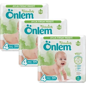 Botanika Aylık Fırsat Paket Maxi 4 Numara (7-14  kg) 300 Adet