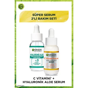 2'li Garnier C Vitamini Serum + Hyaluronik Aloe Serum Seti