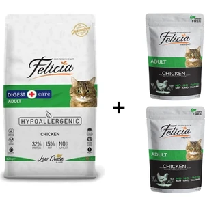 Tavuklu Yetişkin Kedi Maması 2 kg + 2 Adet Yaş Mama