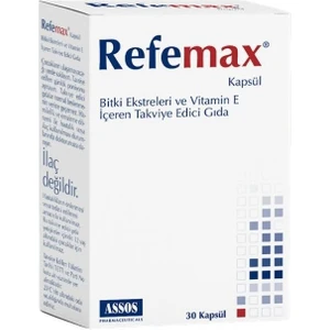 Refemax Kapsül Bitki Ekstreleri Ve Vitamin E Içeren Takviye Edici Gıda 30 Kapsül
