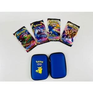 Pokemon Sword & Shield Blister Pack ve Pokemon Kart Koruma Çantası (4 Paket Bir Arada)