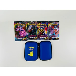 Pokemon Unıfıed Mınds Oyun Kartı ve Pokemon Kart Koruma Çantası (4 Paket Bir Arada)