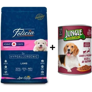 Kuzulu Büyük Irk Yavru Köpek Maması 3 kg + 1 Adet Yaş Mama