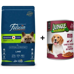 Küçük ve Orta Irk Kuzulu Yetişkin Köpek Maması 3 kg + 1 Adet Yaş Mama