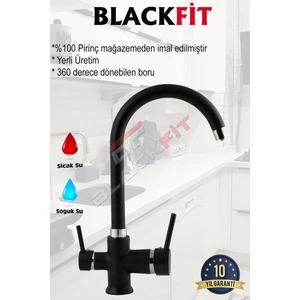 10 Yıl Garantili Baston Borulu Kuğu Arıtmalı Mutfak Eviye Bataryası Arıtma Musluğu