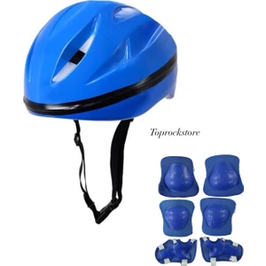 Top Rock Store Kask Dizlik Dirseklik Koruyucu Set 7 Parça