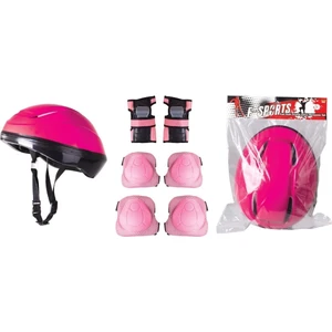 Top Rock Store Furkan Toys Pembe Bisiklet Scooter Kask Dizlik Dirseklik Koruyucu Set