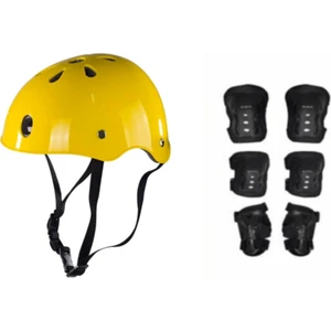 Top Rock Store Kask Dizlik Dirseklik Koruyucu Set