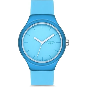 Aqua Di Polo 1987 Kadın Mavi Silikon Kordonlu Analog Kol Saati APSR1-A9645-USMMM