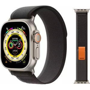Apple Watch Seri 8 7 6 5 4 3 2 Se 42MM / 44MM / 45MM Uyumlu Spor Trail Loop Kordon Dokuma Hasır Kordon
