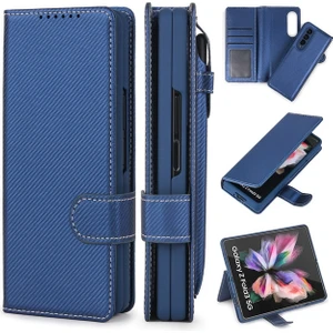 Samsung Galaxy Z Fold 4 Kart Kalem Yuvası Ayrılabilir Cep Telefonu Kılıfları (Yurt Dışından)