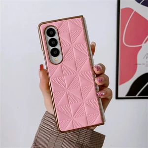 Samsung Galaxy Z Fold 4 Elmas Kafes Kaplama Cep Telefonu Kılıfları (Yurt Dışından)