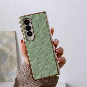 Samsung Galaxy Z Fold 4 Elmas Kafes Kaplama Cep Telefonu Kılıfları (Yurt Dışından)