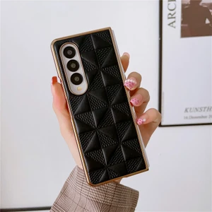 Samsung Galaxy Z Fold 4 Elmas Kafes Kaplama Cep Telefonu Kılıfları (Yurt Dışından)