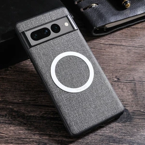 Google Pixel 6 Pro Manyetik Emme Cep Telefonu Kılıfları (Yurt Dışından)
