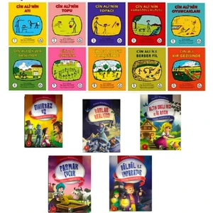 Cin Ali Hikaye Seti 10 Kitap+Eğitici Süper 5'li Kitap Seti