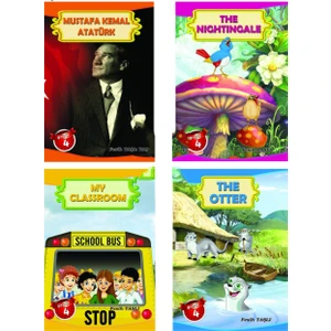 4.sınıf Öğrencilerinin Zevkle Okuyacağı Ingilizce Hikaye Kitabı Seti