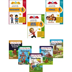 1. Sınıf   Çalışma Kitabım 3'lü Set Matematik +Türkçe+Soru Bankası+