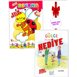 Çocuklar Için Kalın Boyama Kitabı+Hikaye