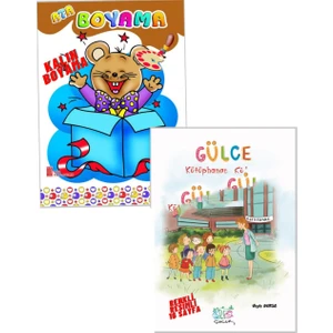 Çocuklar Için Kalın Boyama Kitabı+Hikaye