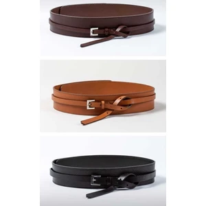 Kadın Siyah-Taba-Acı Kahve 3'lü Kemer Set İZ420