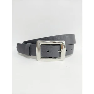 Kadın Siyah Gümüş Tokalı Kemer 0302