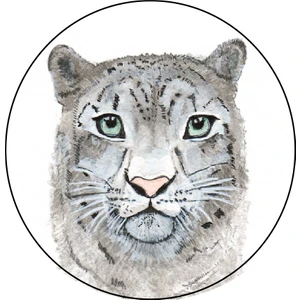 Agu Patch - Kar Leoparı Neve Beyaz Derı