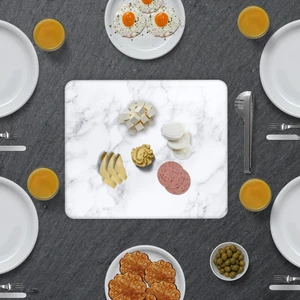 Cam Sunum Standı | Klasik Mermer Desenli | 29cm x 34cm