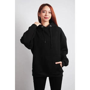to Cosmos Oversize Pure Hoodie Siyah