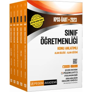 Pegem Akademi Yayıncılık 2023 KPSS ÖABT Sınıf Öğretmenliği Konu Anlatımlı