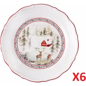 Caribou Düz Tabak 19CM 6'lı 04AP022128