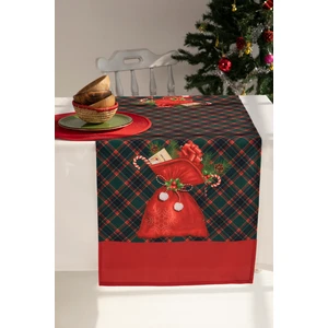 Ays Home Kırmızı Kese Pötikareli Yılbaşı Runner