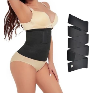 Tummy Wrap Waist Trainer Inceltici Sıkılaştırıcı Şekillendirici Sarma Lastik Bel Korse