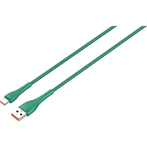 Yüksek Hızlı Şarj Kablosu (2.7A-30W) 1 Metre Type-C Turkuaz