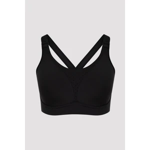 Siyah Cross Back Spor Sütyeni