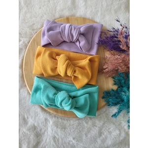 Seher Bebe Butik Kız Bebek & Çocuk Ribana Bandana 3'lü Set