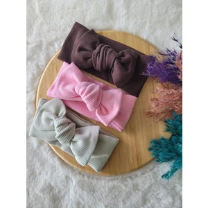 Seher Bebe Butik Kız Bebek & Çocuk Ribana Bandana 3'lü Set