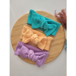 Seher Bebe Butik Kız Bebek & Çocuk Ribana Bandana 3'lü Set