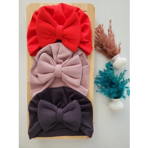 Seher Bebe Butik Kız Bebek & Çocuk Renkli Bone 3'lü Set