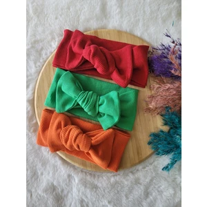 Seher Bebe Butik Kız Bebek & Çocuk Ribana Bandana 3'lü Set