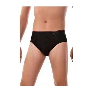Tutku Elit Erkek Siyah Kemerli Slip Kilot 3 Adet