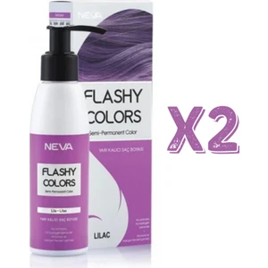 Flashy Colors Yarı Kalıcı Saç Boyası 100 Ml Lila 2 Adet