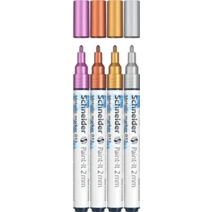 Paint-It Metalik Marker 2 mm 4 Lü Set ML01111501
