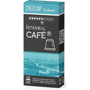 İstanbul Cafer Nespresso Uyumlu Kapsül Kahve Decaf Kafeinsiz 10 Kapsül