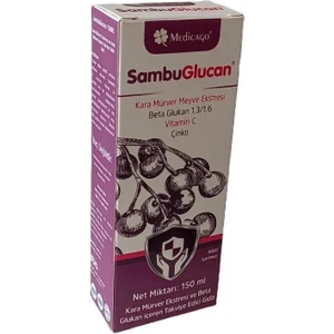 Medicago Sambuglucan Kara Mürver, C Vitamini Ve Çinko Içeren Takviye Edici Gıda 150ml